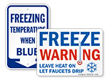 Freeze Warning Signs