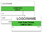 Functional Check Only Labels