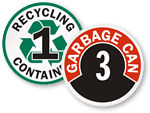 Garbage Can Signs