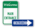 Gate Entrance Signs