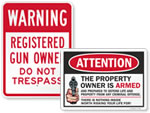 Gun Owner Signs