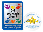 Hand Washing Stickers for Schools