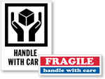 Handle with Care Labels