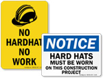 Hard Hat Signs