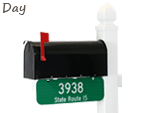 High Intensity Reflective Mailbox Signs