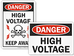 High Voltage Signs | Danger High Voltage Signs