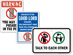Humorous Cell Phone Signs