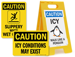 Icy Surface Signs