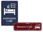 Intensive Care Door Signs