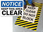 Keep Clear Signs