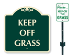 Keep Off the Grass Signs