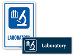 Laboratory Door Signs