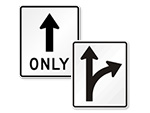 Lane Use Control Signs