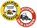 Loader Certified Stickers