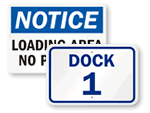 Loading Dock Signs