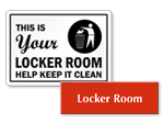 ADA Locker Room Signs