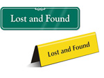 Lost and Found Signs