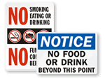 Lunchroom Etiquette Signs