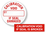Void Calibration Labels