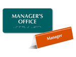Manager’s Room Signs