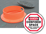 Manhole Cover Signs, Guards & Accessories