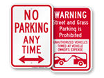 More No Parking Signs
