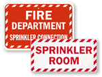 More Sprinkler Signs