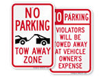 More Tow Away Signs