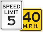 MUTCD Speed Limit signs