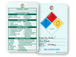 NFPA Tags with Guide on Back
