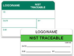 Custom NIST Traceable Labels