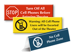No Cell Phone Signs For Theater