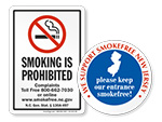 State Specific No Smoking Signs