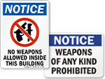 No Weapons Decals