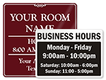 Office Hours Signs