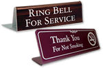 Engraved Table Top Signs