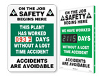 On the Job Safety Scoreboards
