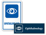 Ophthalmology Door Signs