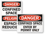 OSHA Confined Space Signs