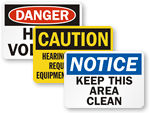 OSHA Signs | OSHA Safety Signs