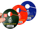 Oval Parking Hang Tags