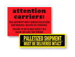Palletized Shipping Labels
