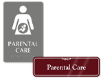 Parental Care Door Signs