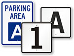 Parking Lot ID Signs