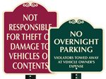 Decorative Parking Lot Signs