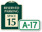 Parking Spot Signs