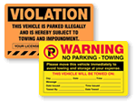 No parking sticker uses ScrapeIt™ adhesives.