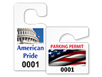 American Flag Parking Permits