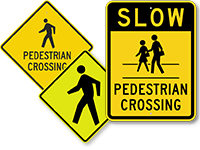 People Crossing Signs