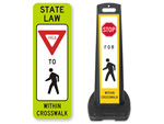 Crosswalk & Sidewalk Signs